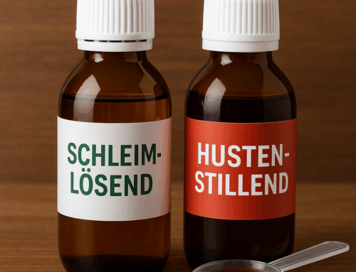 Hustensaft: Unterschied zwischen schleimlösend und hustenstillend
